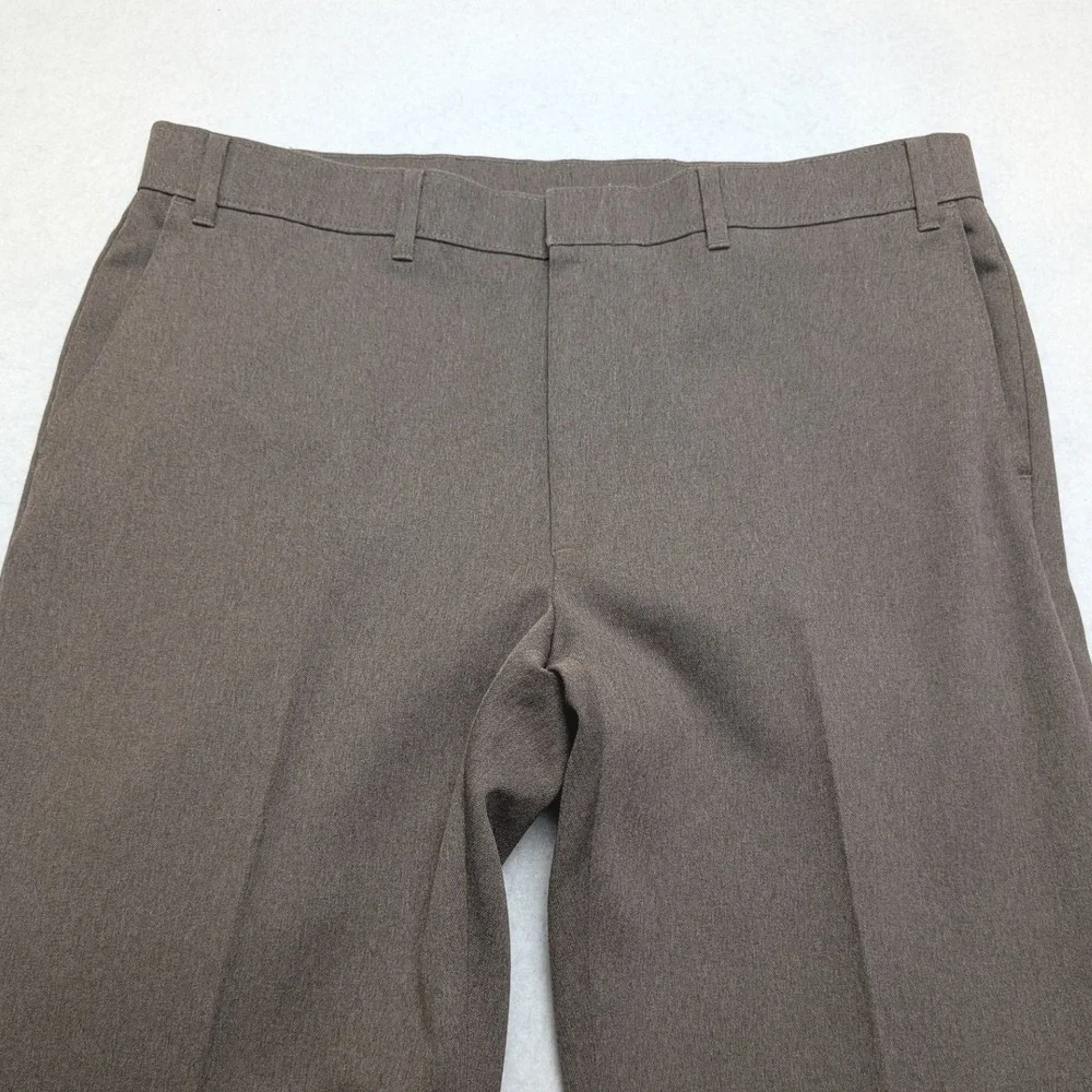 Vintage Levis Action Slacks Mens 36x32 Taupe Sta-Prest Straight Leg Trousers